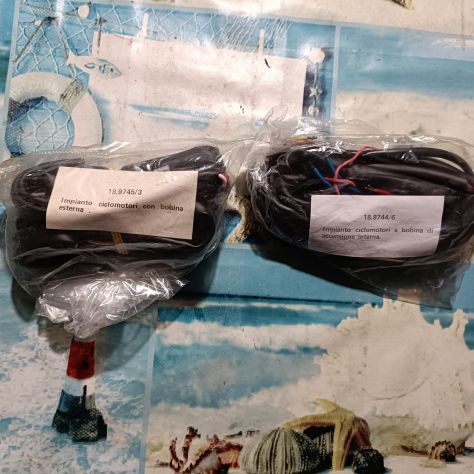 Impianto elettrico bobina interna esterna ciclomotore epoca Benelli Garelli GR