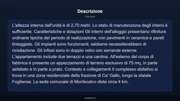 Immobile in asta di 87 m² in vendita a Montecalvo in Foglia - Foto 5