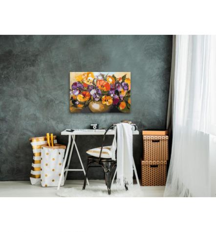 Quadro Fai Da Te 60x40 Cm. Floreal N. 27 Arredalacasa Spedizione Gratis - Foto 2