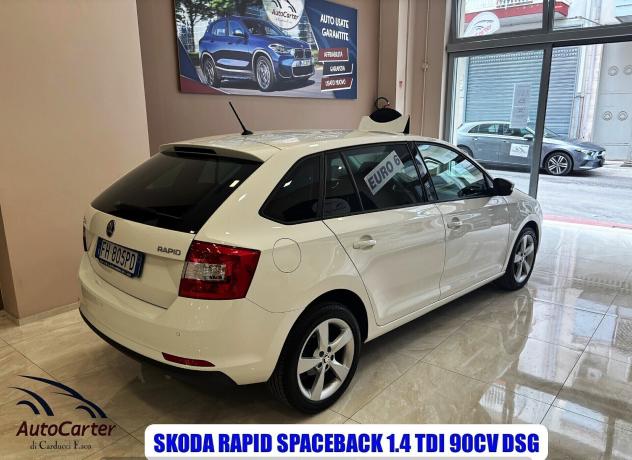 Skoda Rapid 1.4 TDI 90CV AUTOMATICA COME NUOVA - Foto 4