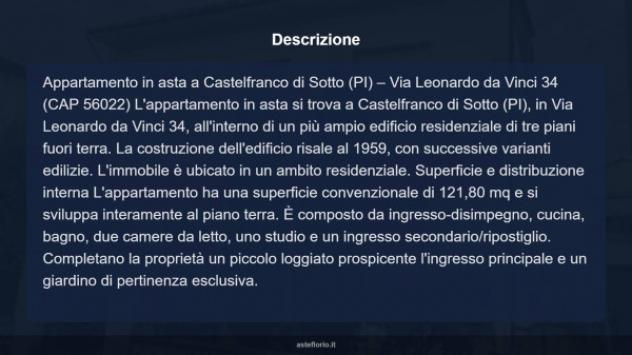 Immobile in asta di 121 m² in vendita a Castelfranco di Sotto - Foto 10
