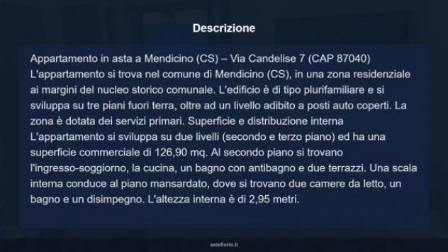Immobile in asta di 126 m² in vendita a Mendicino - Foto 6