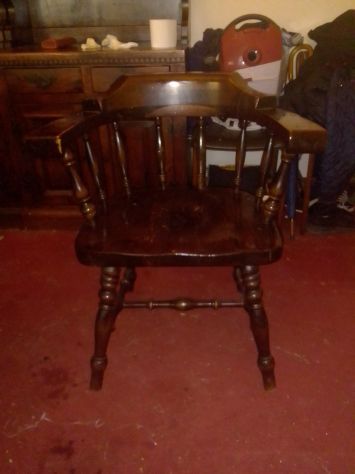 Tavolo rotondo in legno massello in arte povera - Foto 9