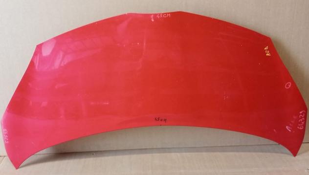 COFANO ANT. ROSSO MET. (MODELLO DAL 2005 AL 2010 - CM 45 - 533240H010 C 999-U64329 Carrozzeria Lamierati esterni Cofano Cofano ant. TOYOTA - AYGO