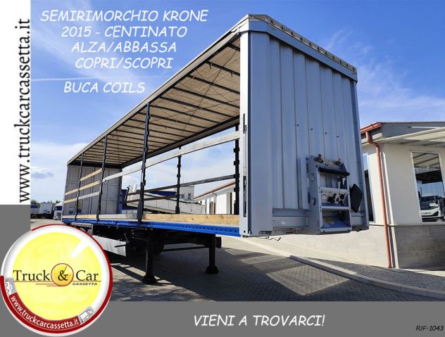 RIF.1043 SEMIRIMORCHIO KRONE – 2015 – ALZA/ABBASSA COPRI/SCOPRI E BUCA COILS
