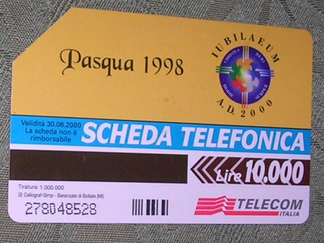 SCHEDA TELEFONICA ITALIA 64U