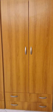2 ARMADI 2 ANTE 80x50x174 CON CASSETTI