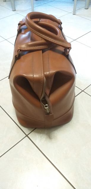 BORSONE DA VIAGGIO O LAVORO IN CUOIO - Foto 2