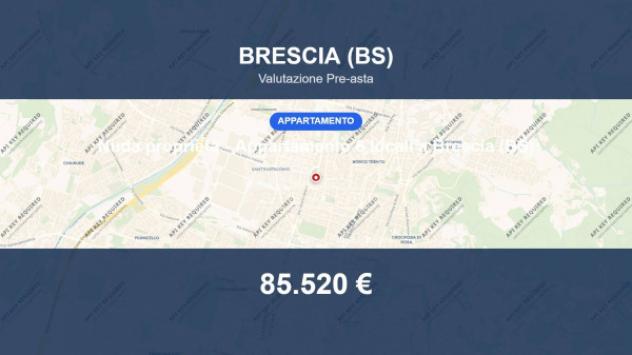 Immobile in asta di 121 m² con più di 5 locali e box auto in vendita a Brescia