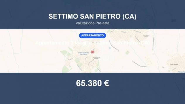 Immobile in asta di 95 m² in vendita a Settimo San Pietro