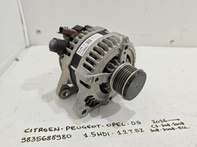 ALTERNATORE CITROEN C3 Serie 1617536780 1617536780 Turbo Benzina 1.2 (16) - Foto 3
