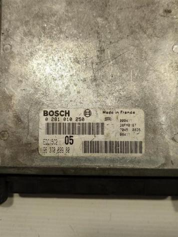 CENTRALINA MOTORE PEUGEOT 206 1° Serie 9637089980 0281010250 DW10TD diesel 1997 (9803) - Foto 2