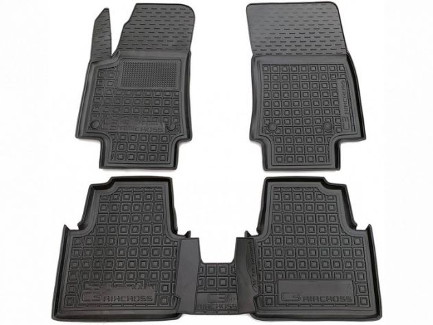 Set tappetini di gomma su misura per Citroen C3 Aircross (2017+)