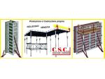 CASSEFORME/PANNELLI FORMWORKS C.S.C. in ACCIAIO/ALLUMINIO per cemento armato