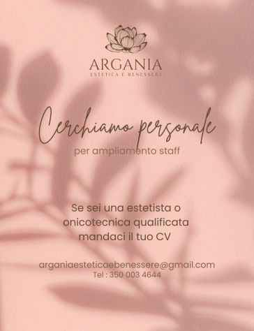 Offerta lavoro Estetista/Onicotecnica