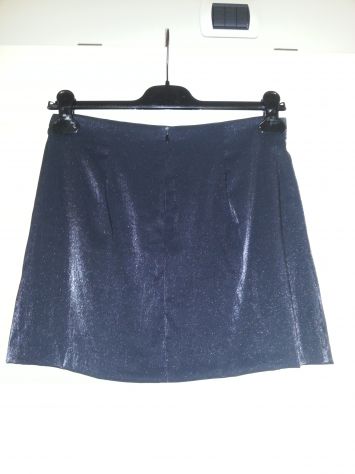 UNA MINIGONNA NUOVA,VINTAGE,VERO MADE IN ITALY,ELEGANTE,NERA,TG.S,LEGGERMENTE EL - Foto 4