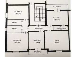 APPARTAMENTO TRE CAMERE ZALAMELLA 800