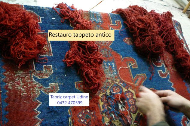 LAVAGGIO E RESTAURO TAPPETI PERSIANI TRICESIMO UD, pulizia tappeto Tricesimo - Foto 3