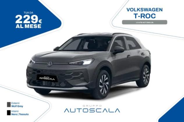 VOLKSWAGEN T-Roc 1.5 eTSI ACT DSG Life rif. 24214907
