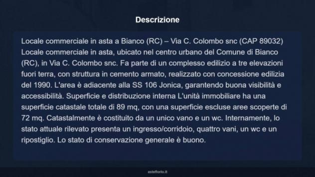 Immobile in asta di 72 m² in vendita a Bianco - Foto 10