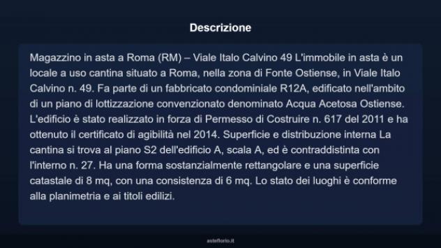 Immobile in asta di 8 m² in vendita a Roma - Foto 9