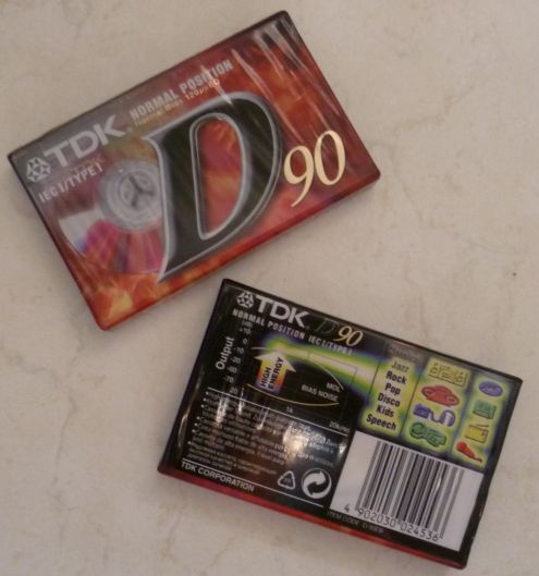 TDK: 1 VHS E120TVED + 2 cassette D90 - Foto 2