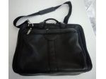 Borsa porta documenti o per PC portatile o altro in pelle Nera grande