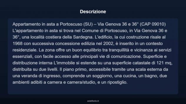 Immobile in asta di 121 m² in vendita a Portoscuso - Foto 16