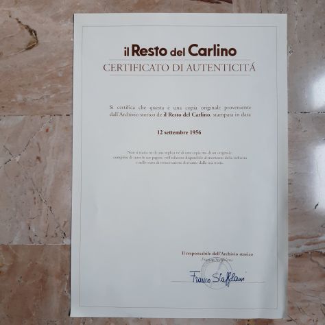 Libro Wonder e una copia originale del Carlino