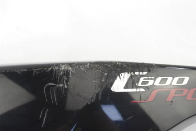 CARENA FIANCHETTO POSTERIORE SINISTRA BMW C 600 SPORT K18 2011 - 2019 46638522779 LEFT SIDE REAR FAIRING CON GRAFFI ATTACCO DANNEGGIATO - Foto 2
