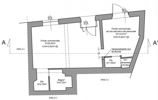 locale commerciale in vendita a Pisa in zona Quartiere San Francesco