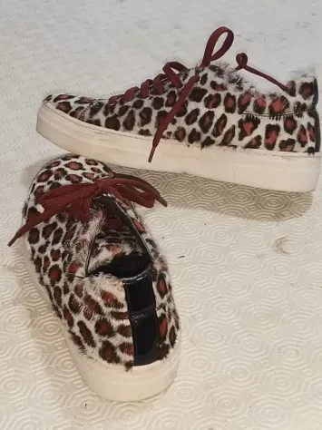 lotto 3 paia scarpe n 37 bambina. 1 in pelle di cavallo marca simonetta 1 casual - Foto 10