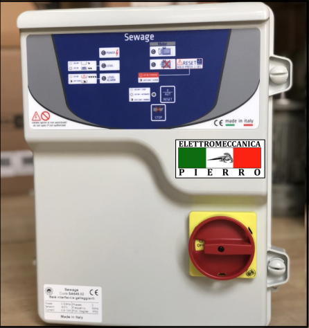Quadro di comando Avviatore diretto 400V + 3 galleggianti regolatore di livello - Foto 3