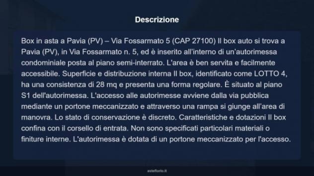 Immobile in asta di 28 m² in vendita a Pavia - Foto 8