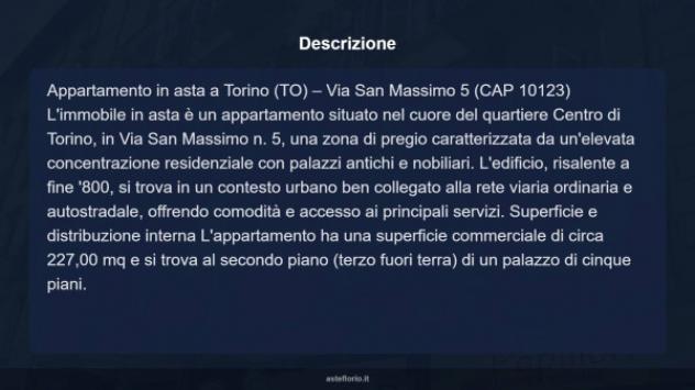 Immobile in asta di 227 m² con più di 5 locali in vendita a Torino - Foto 13