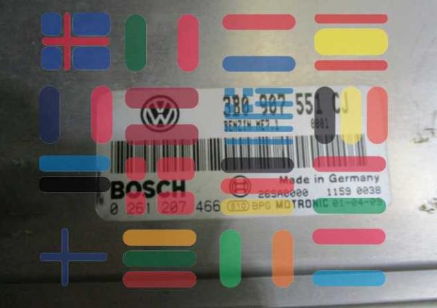 0261207466 3B0907551CJ Volkswagen Passat centralina motore Bosch - Foto 2