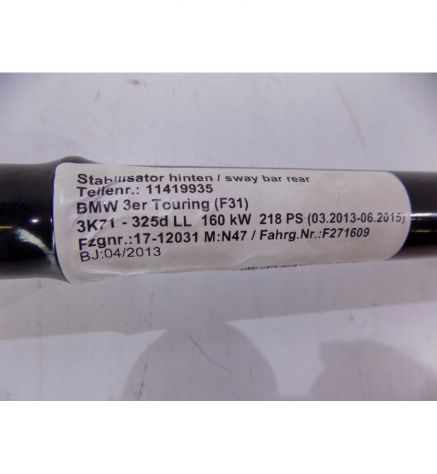 BMW 3 F30, F31, F34 325d Assale posteriore R 4607 - Foto 2