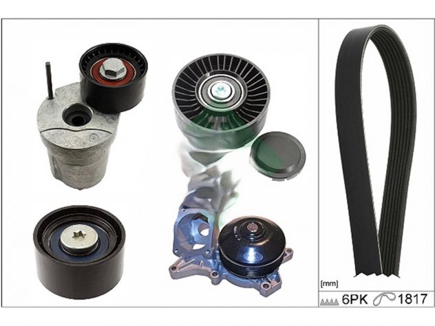 Kit distribuzione pompa acqua per Bmw Serie 2 214d 216i 218i 220d 120i 225i - Foto 2