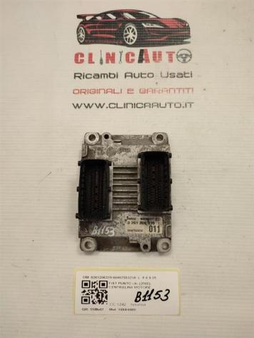CENTRALINA MOTORE FIAT Punto Berlina 3P 2° Serie 0261206339 00467553250 188A4000 benzina 1242 (9903)