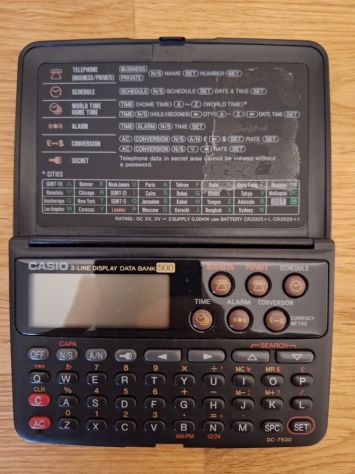 Agendina Casio data bank DC 7500 vintage - Foto 2