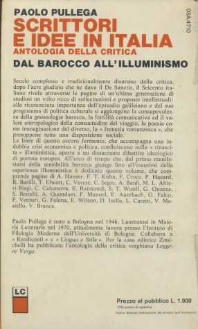 SCRITTORI E IDEE IN ITALIA - ANTOLOGIA DELLA CRITICA – DUE VOLUMI - Foto 2