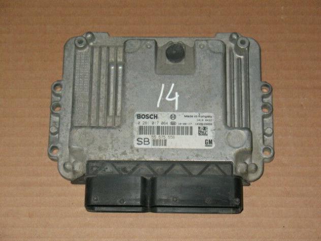 0281017064 ECU OPEL ZAFIRA ASTRA 1.9 CDTI 0281017064 EDC16C39 55575556 GM