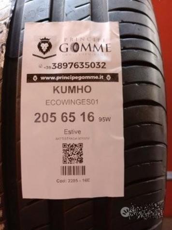 2 gomme 205 65 16 kumho a2285