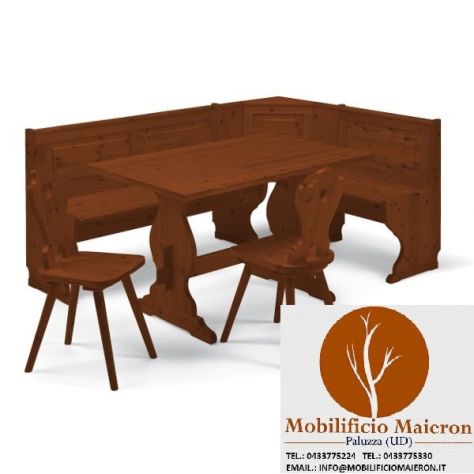 Mobili Rustici In Legno Milano Arredo Taverne Soggiorni Giropanca Tavolo Sedie - Foto 4
