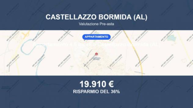 Immobile in asta di 62 m² in vendita a Castellazzo Bormida