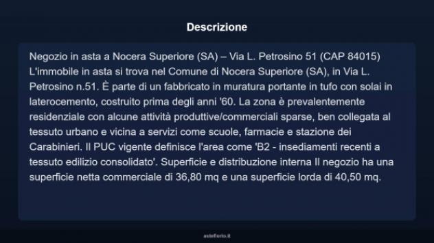 Immobile in asta di 40 m² in vendita a Nocera Superiore - Foto 9