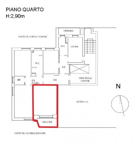 MILANO VIA DEGLI ZUCCARO - MM4 FRATTINI - CAMERA DOPPIA 21 MQ CON TERRAZZINO ESCLUSIVO - Foto 20