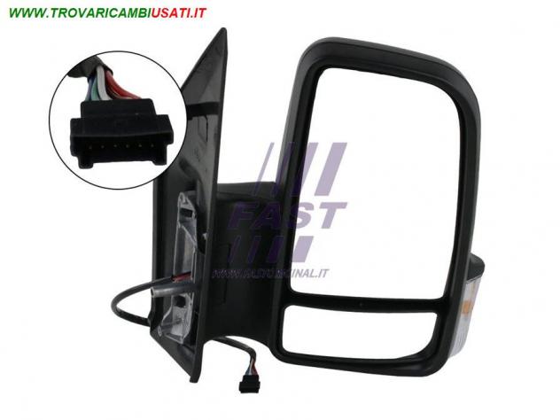 SPECCHIETTO MERCEDES SPRINTER 06 906 ELETTR CORTO DX RISCALDATO 6 PIN WY16W FT88338