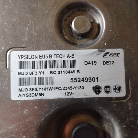 Centralina Motore Magneti Marelli FPT Lancia Ypsilon 1.3 Mjet Mjd8f3.y1 55249901 - Foto 4