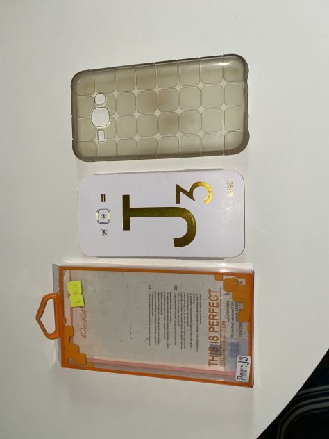 UNA COVER RETRO USATA MA INTEGRA TRASPARENTE PER SMARTPHONE SAMSUNG J3 COMPATIB - Foto 5